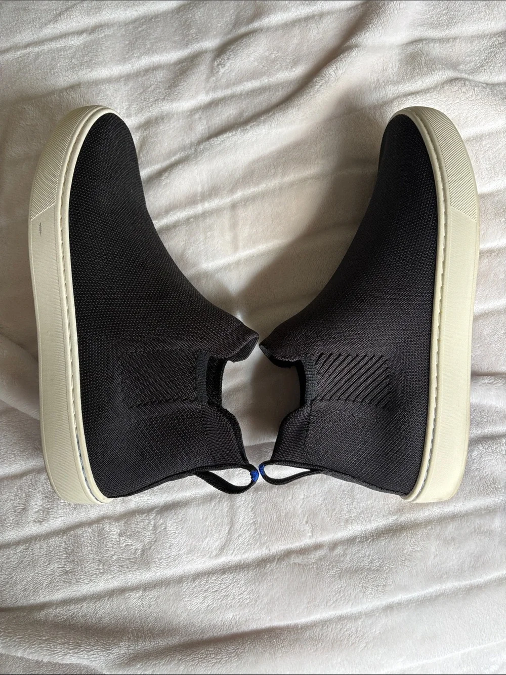 Rothy's Chelsea Slip-On Sneaker Boot in Black